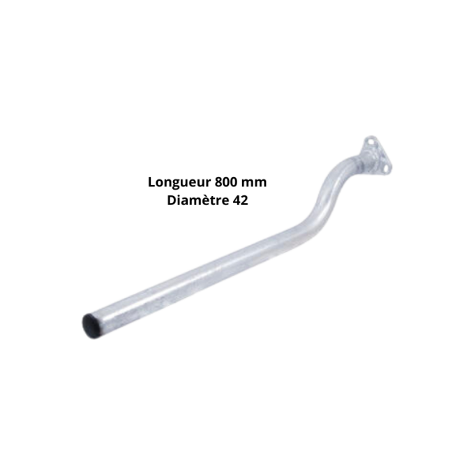 Tube support d'aile coudé - Longueur 800 mm